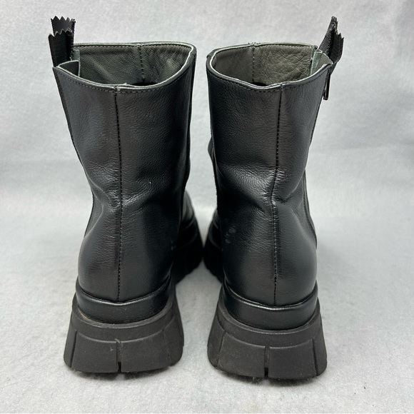 ALL BLACK Lester Lugg Leather Bootie Women's Boot, Women’s Size US 9.5/EU 40 - Picture 8 of 13